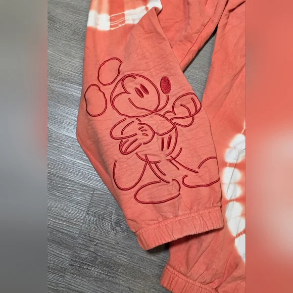 Disney Parks Walt Disney World Tye Dye Joggers Womans XXL Sweatpants Lounge - Picture 2 of 10